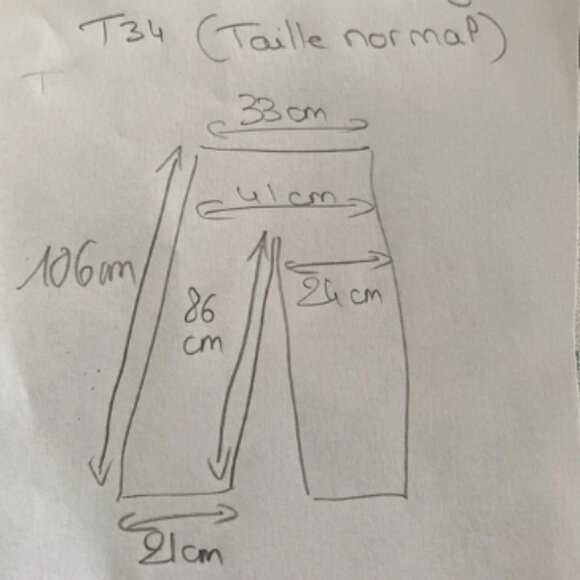 Jean flare Mango -New Mango Flared Jeans – Sky Blue Style & Comfort - Picture 6 of 6